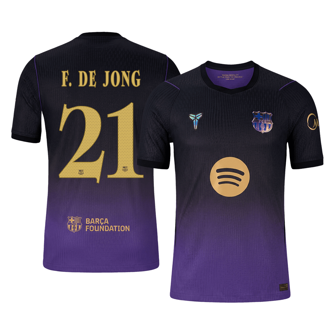 Barcelona pánsky vonkajší futbalový dres 2026/27 – F. DE JONG #21 – UCL [hráčska verzia]