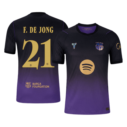 Barcelona pánsky vonkajší futbalový dres 2026/27 – F. DE JONG #21 – UCL [hráčska verzia]