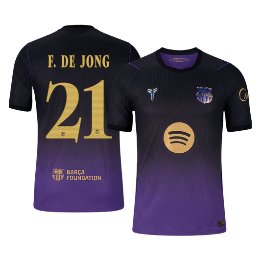 Barcelona pánsky vonkajší futbalový dres 2026/27 – F. DE JONG #21 – UCL [hráčska verzia]