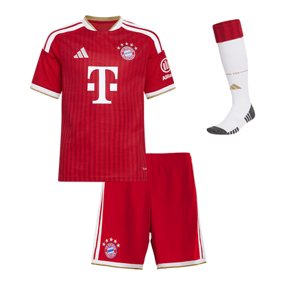 Bayern Mníchov detský Domáci futbalový komplet so štulpňami 2026/27