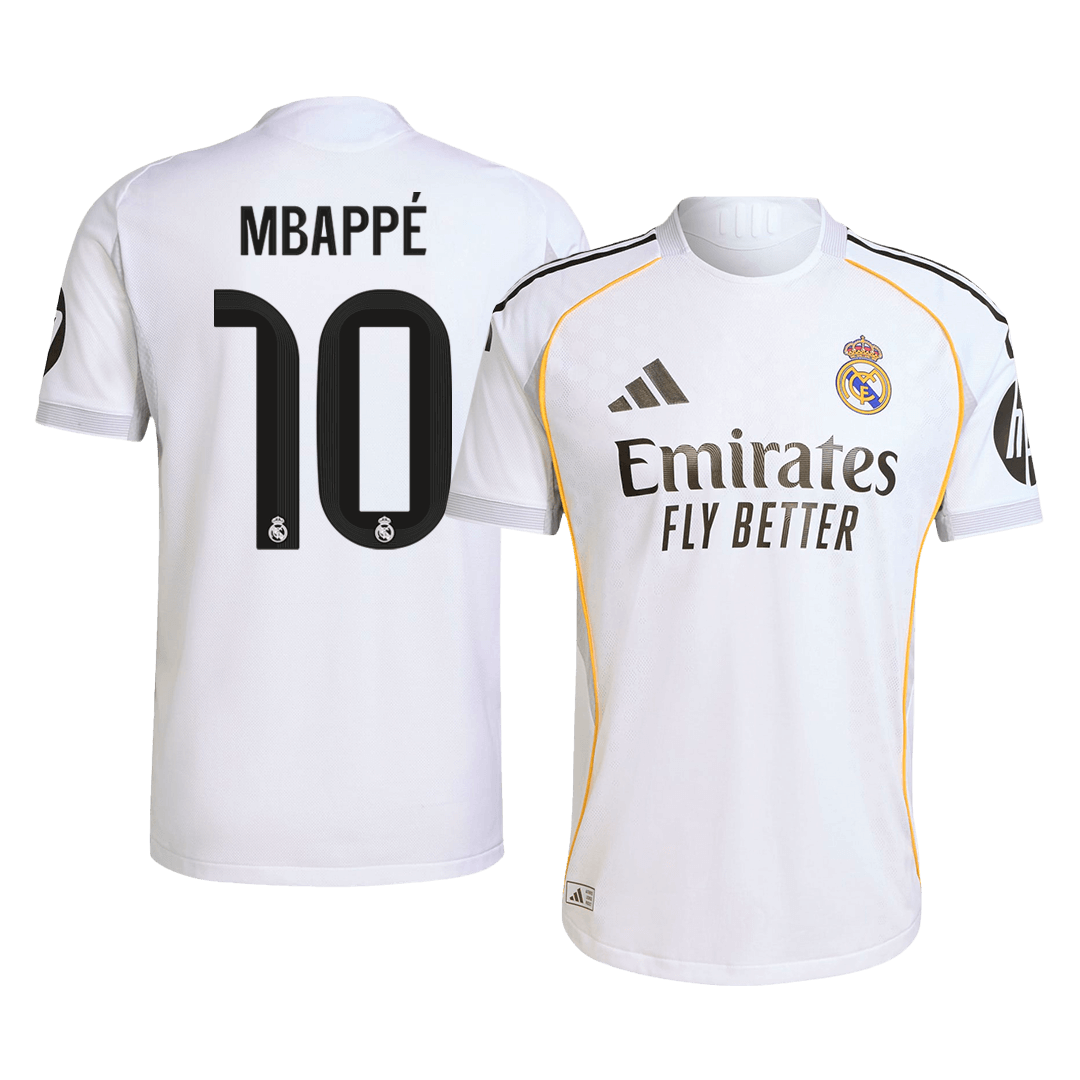 Real Madrid pánsky domáci futbalový dres 2025/26 - MBAPPÉ #10 (Prémiová kvalita)