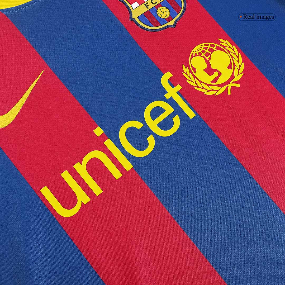 Barcelona pánsky domáci retro futbalový dres 2010/11 - XAVI #6