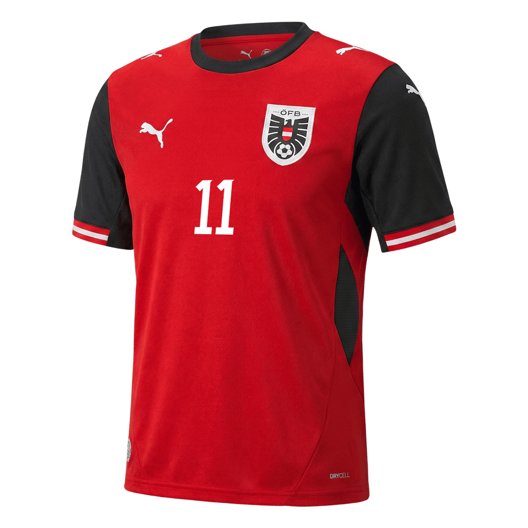 Rakúsko pánsky domáci futbalový dres MS 2026 - GREGORITSCH #11