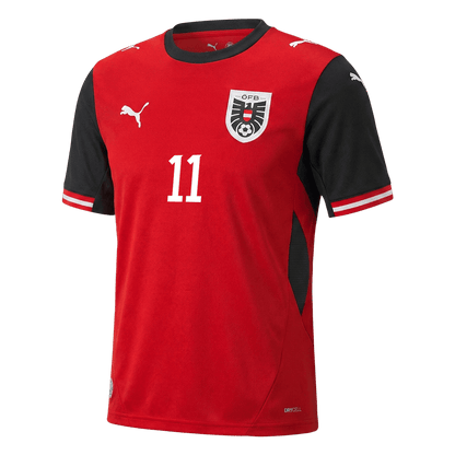Rakúsko pánsky domáci futbalový dres MS 2026 - GREGORITSCH #11