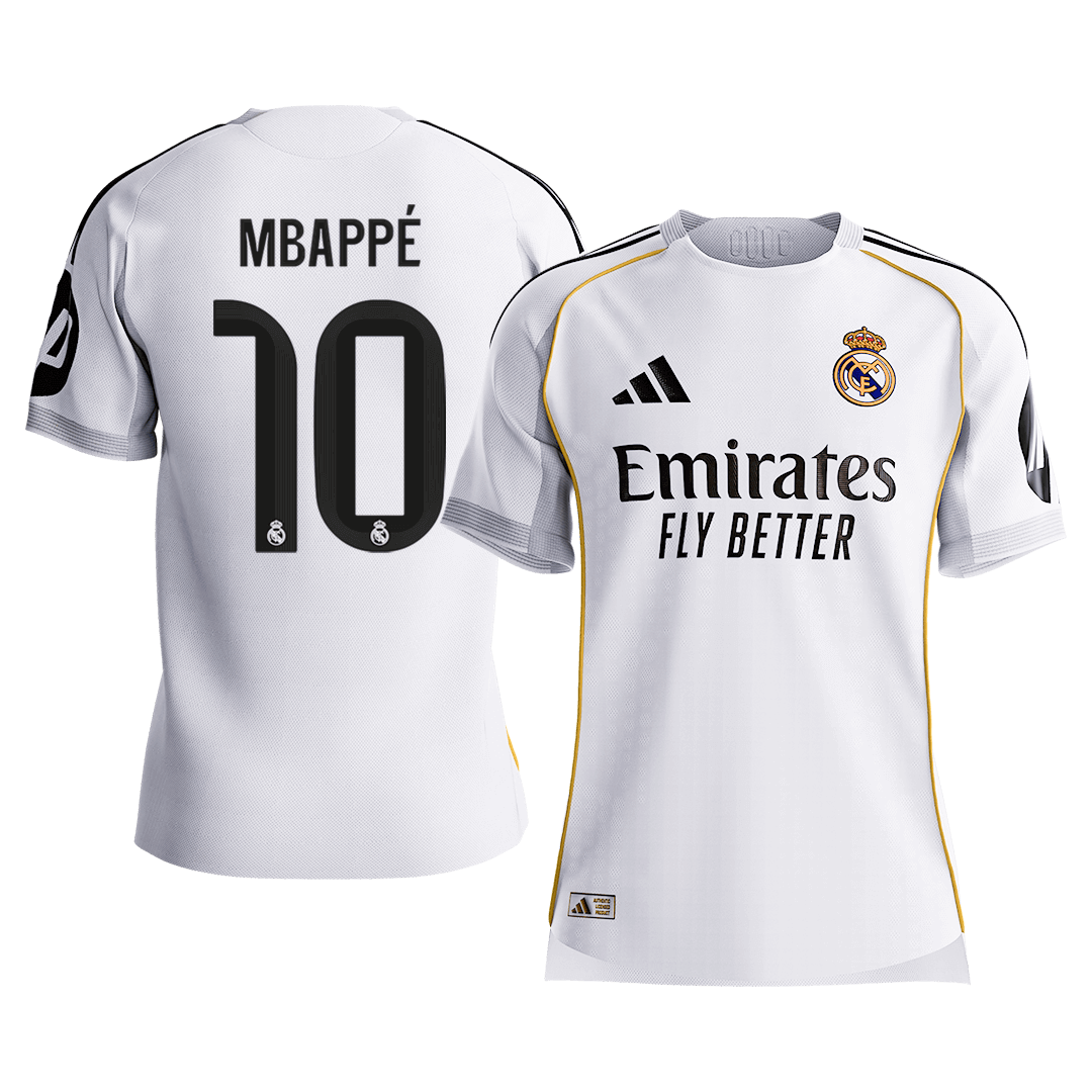 Real Madrid pánsky domáci futbalový dres 2025/26 - MBAPPÉ #10 [hráčska verzia] (Prémiová kvalita)